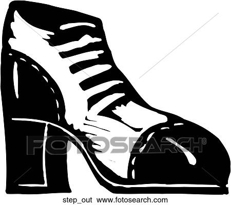 Clip Art - Steppin' Out. Fotosearch