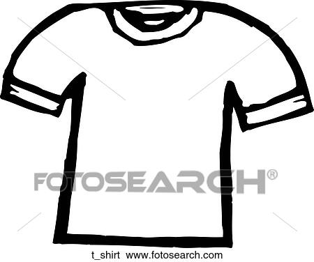 T-Shirt View Large Clip Art Graphic Clip Art - T-Shirt. Fotosearch