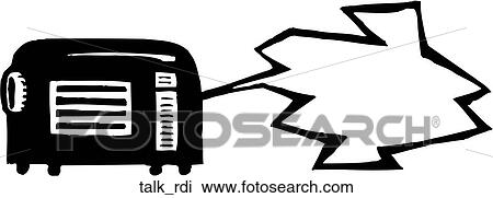 Talk Radio View Large Clip Art Graphic Clipart - Talk Radio. Fotosearch