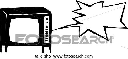 Clipart - Talk Show. Fotosearch