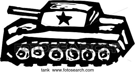 Clipart - Tank. Fotosearch