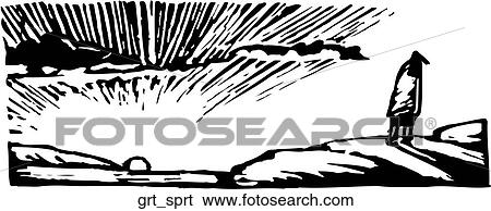 Clip Art - The Great Spirit. Fotosearch