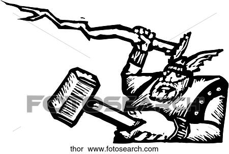 Thor View Large Clip Art Graphic Clipart - Thor. Fotosearch