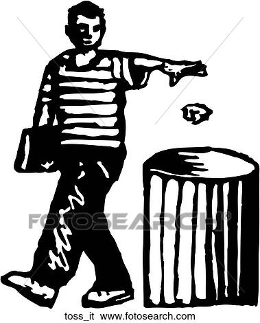 Toss It View Large Clip Art Graphic Clip Art - Toss It. Fotosearch