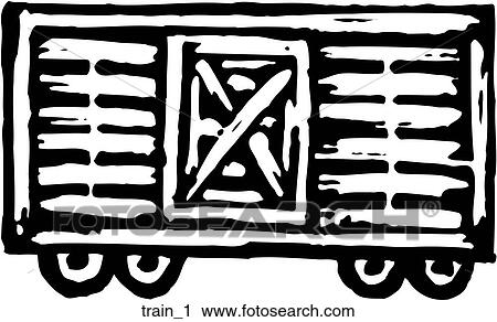 Clipart - Train Car 1. Fotosearch
