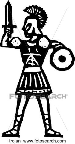 Clipart - Trojan. Fotosearch