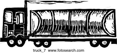 Clip Art - Truck 7. Fotosearch