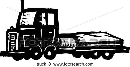 Clip Art - Truck 8. Fotosearch