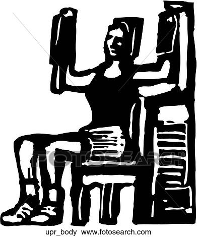 Upper Body View Large Clip Art Graphic Clip Art - Upper Body. Fotosearch
