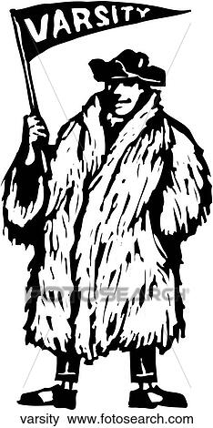 Varsity View Large Clip Art Graphic Clip Art - Varsity. Fotosearch
