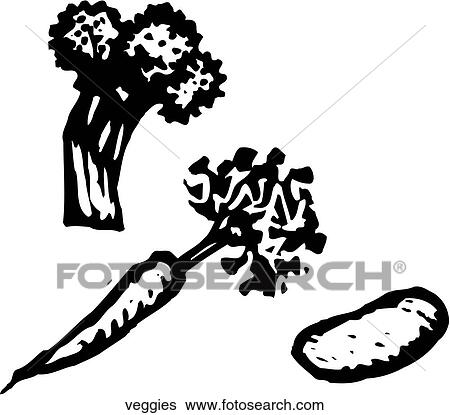 Veggies View Large Clip Art Graphic Clip Art - Veggies. Fotosearch