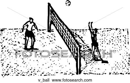 Clipart - Volleyball. Fotosearch