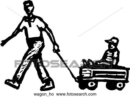 Wagon-Ho View Large Clip Art Graphic Clipart - Wagon-Ho. Fotosearch