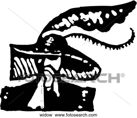 Widow View Large Clip Art Graphic Clip Art - Widow. Fotosearch