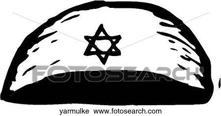 Yarmulke View Large Clip Art Graphic Clipart - Yarmulke. Fotosearch