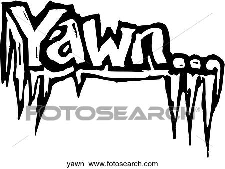 Yawn… View Large Clip Art Graphic Clipart - Yawn…. Fotosearch