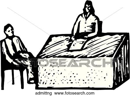 Admitting View Large Clip Art Graphic Clipart - Admitting. Fotosearch