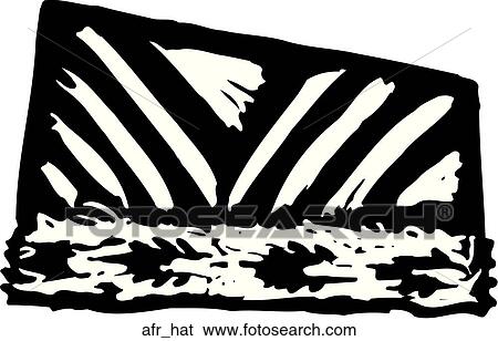 African Hat View Large Clip Art Graphic Clip Art - African Hat. Fotosearch
