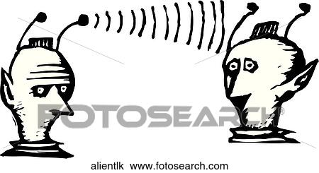 Clipart - Alien Talk. Fotosearch