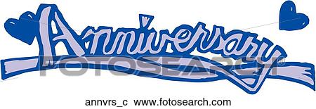 Clipart - Anniversary. Fotosearch