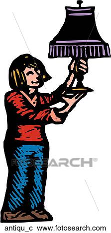 Clipart - Antiquing. Fotosearch