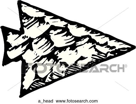 Clipart - Arrowhead. Fotosearch
