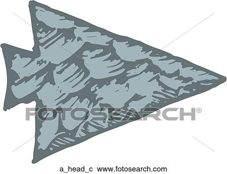 Clipart - Arrowhead. Fotosearch