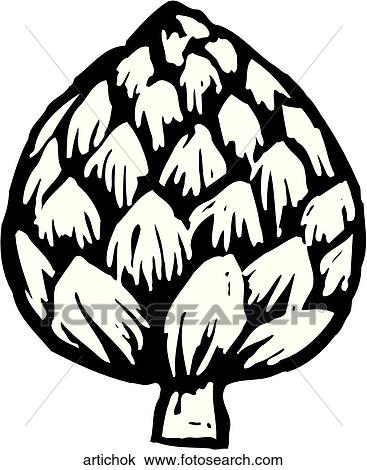 Clipart - Artichoke. Fotosearch
