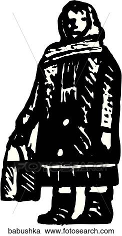 Clipart - Babushka. Fotosearch