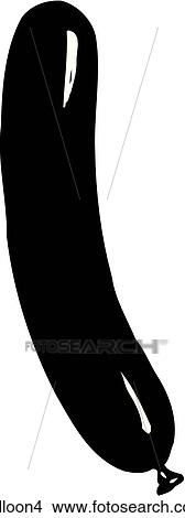 Clipart - Balloon 4. Fotosearch
