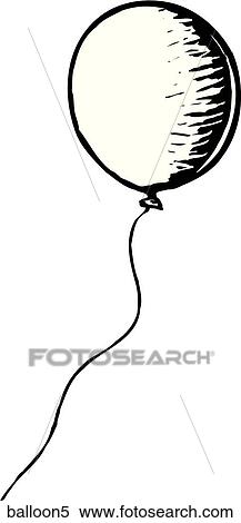 Clipart - Balloon 5. Fotosearch