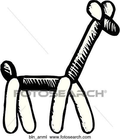 Clipart - Balloon Animal. Fotosearch