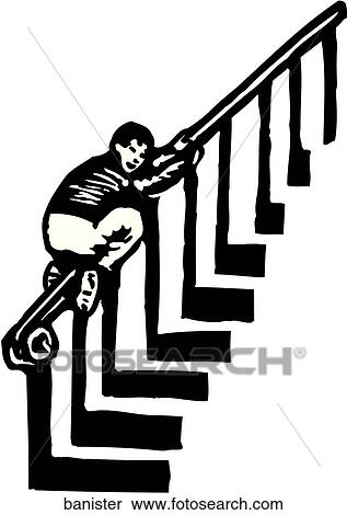 Clipart - Banister. Fotosearch
