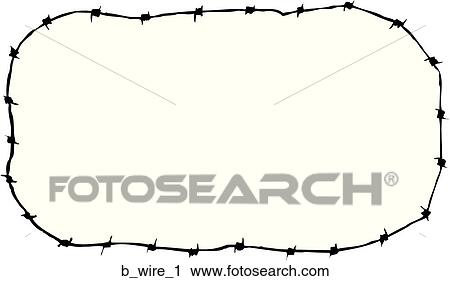 Barb Wire 1 View Large Clip Art Graphic Clipart - Barb Wire 1. Fotosearch