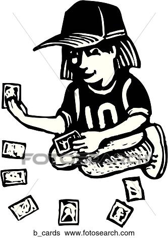 Clip Art - Baseball Cards. Fotosearch