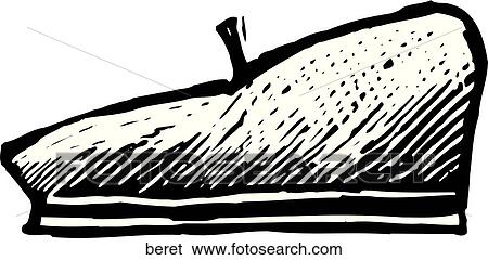 Beret View Large Clip Art Graphic Clip Art - Beret. Fotosearch