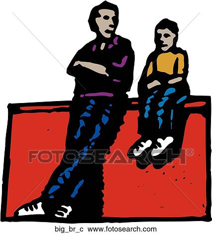 Clipart - Big Bro. Fotosearch