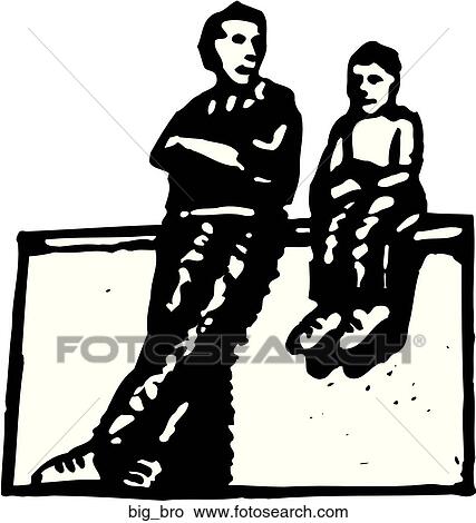 Clipart - Big Bro. Fotosearch