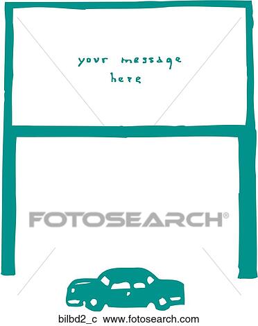 Clipart - Billboard 2. Fotosearch