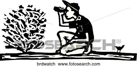 Birdwatch View Large Clip Art Graphic Clipart - Birdwatch. Fotosearch