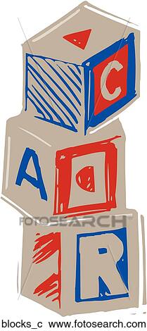 Clipart - Blocks. Fotosearch
