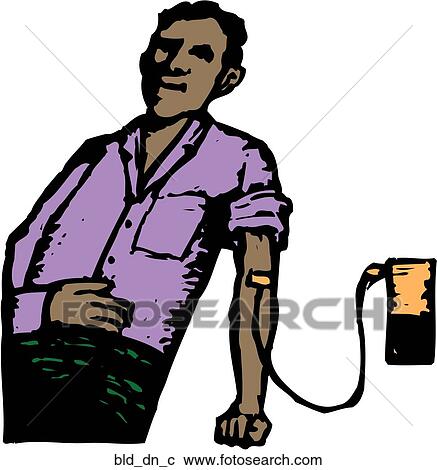 Blood Donor View Large Clip Art Graphic Clipart - Blood Donor. Fotosearch