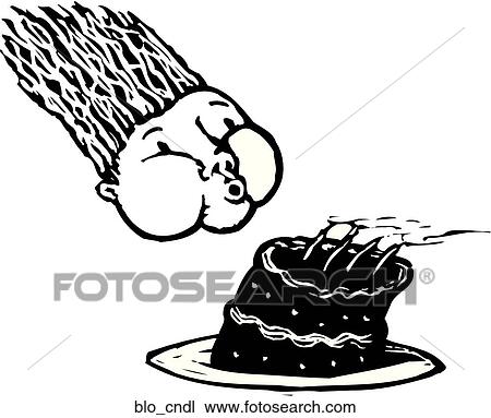 Clipart - Blow Candles. Fotosearch