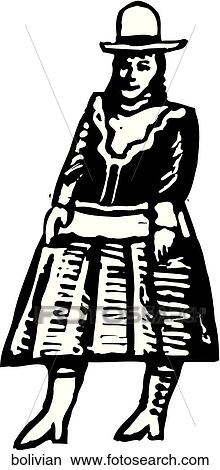 Clipart - Bolivian. Fotosearch
