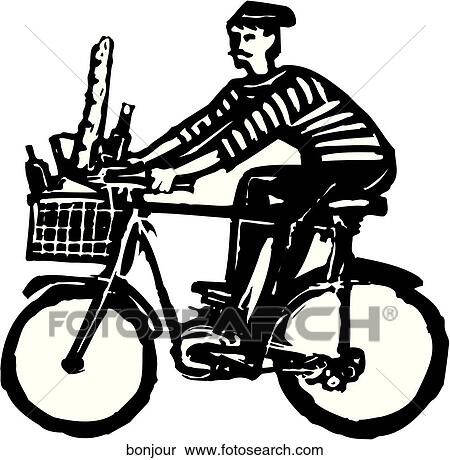 Bonjour View Large Clip Art Graphic Clipart - Bonjour. Fotosearch