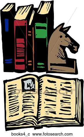 Clipart - Books 4. Fotosearch
