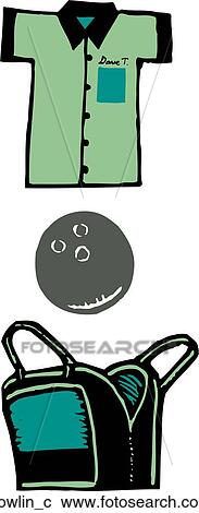Clipart - Bowling. Fotosearch