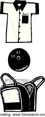 Clipart - Bowling. Fotosearch