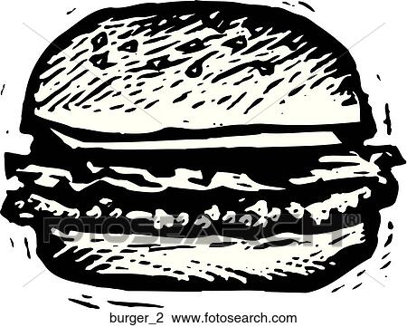 Burger 2 View Large Clip Art Graphic Clipart - Burger 2. Fotosearch