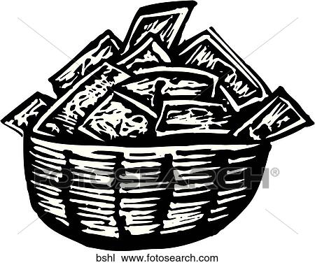 Clipart - Bushel Money. Fotosearch